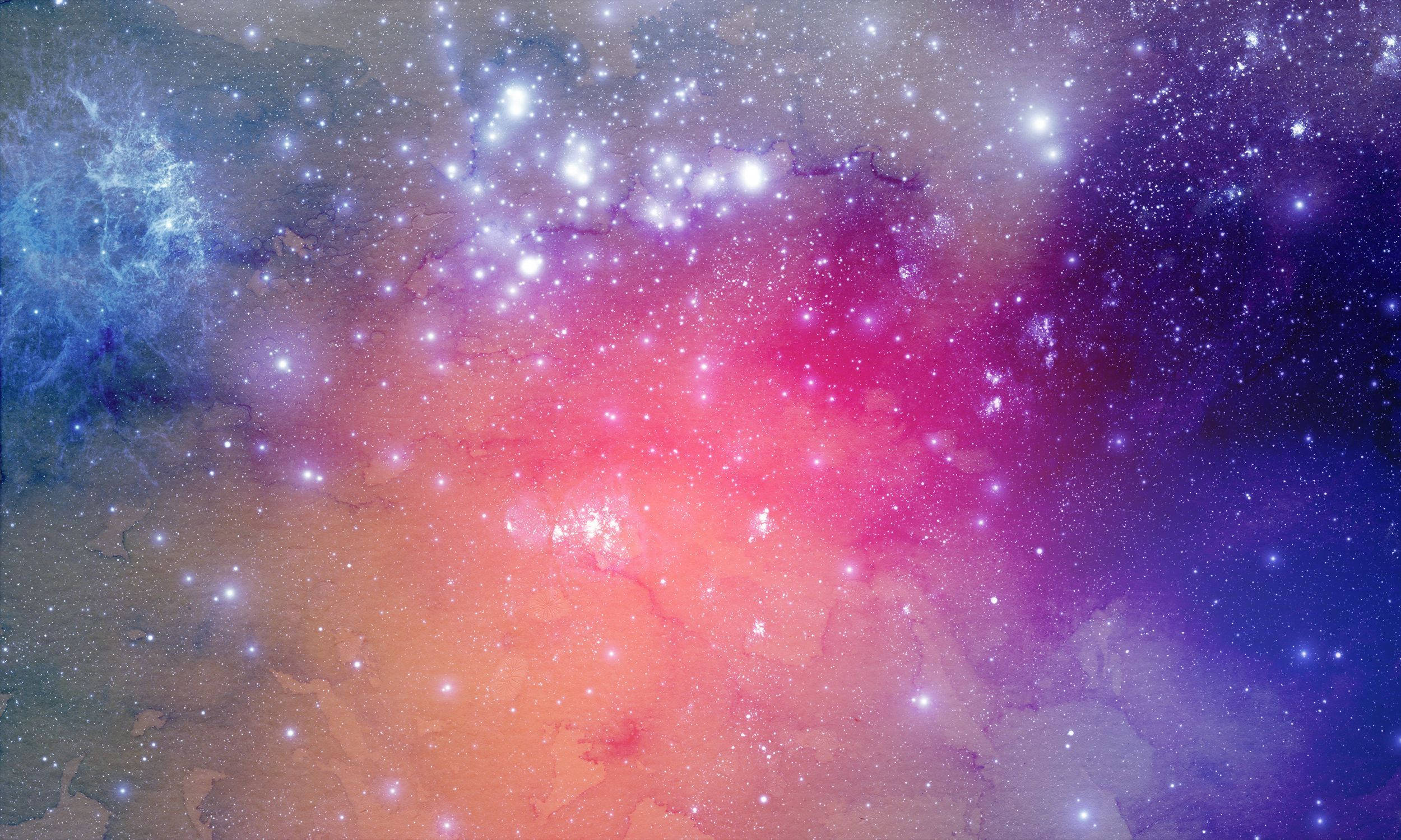 Ombre Pastel Galaxy Watercolor Background