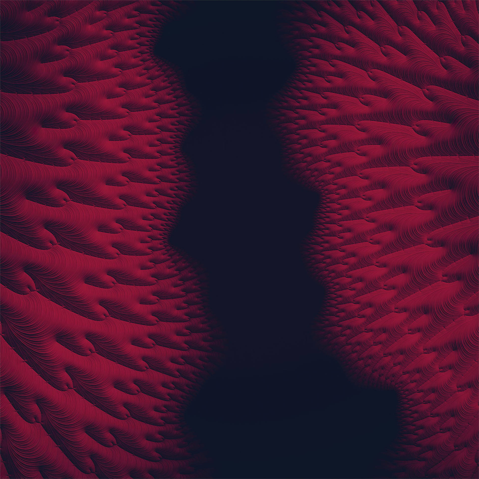 Ominous Red Abstract Optical Illusion Background