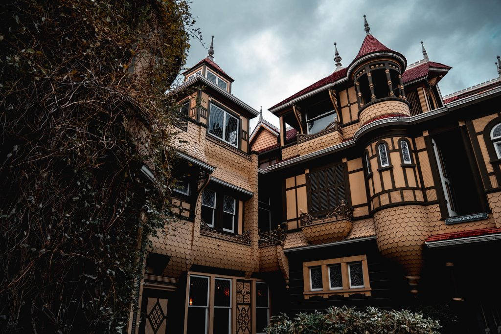 Ominous Winchester Mystery House Exterior