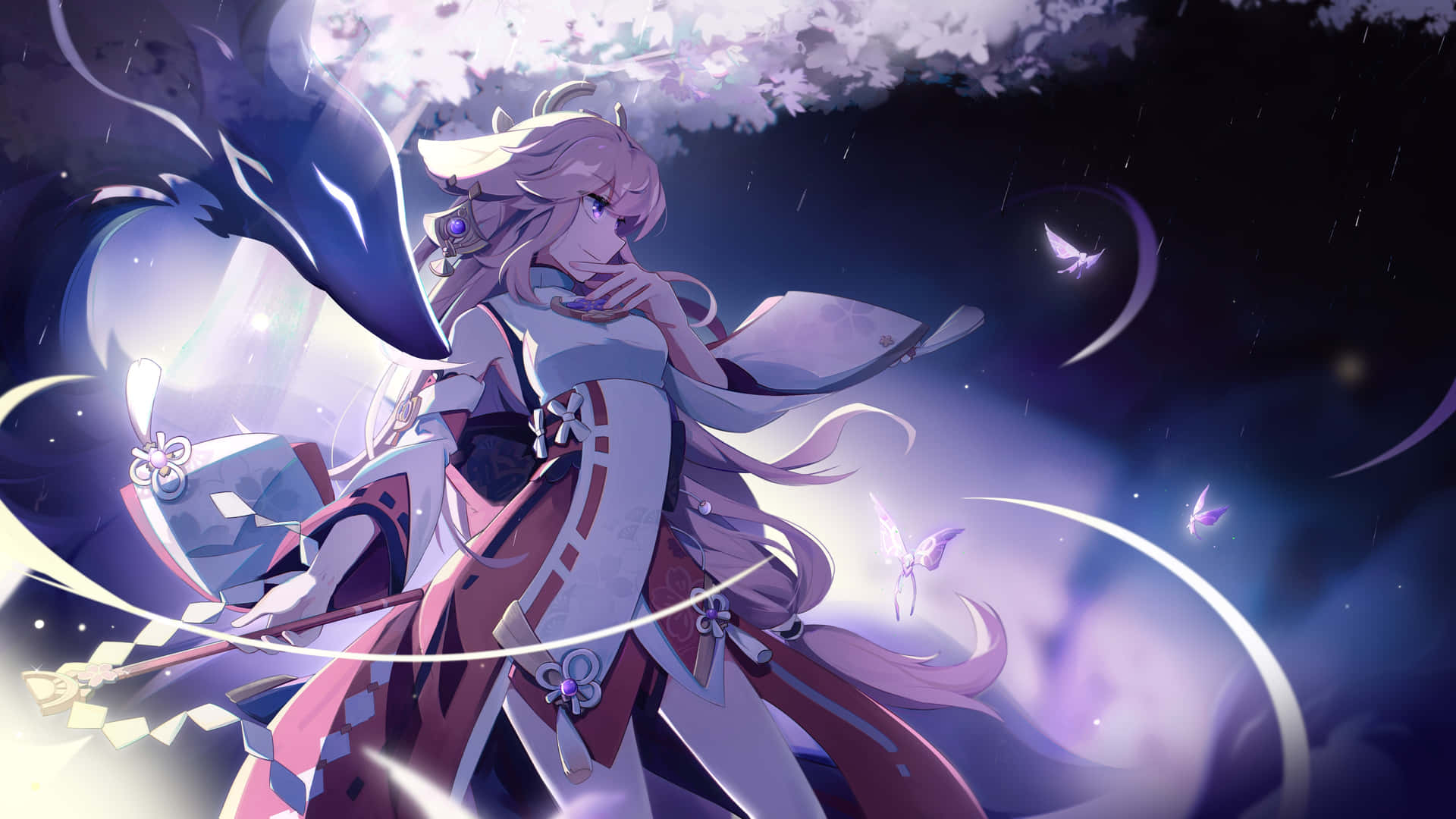 Ominous Yae Genshin Pfp