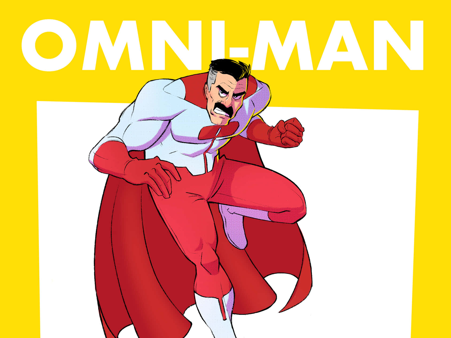 Omni-man By Dr Drew Mcdonald Background