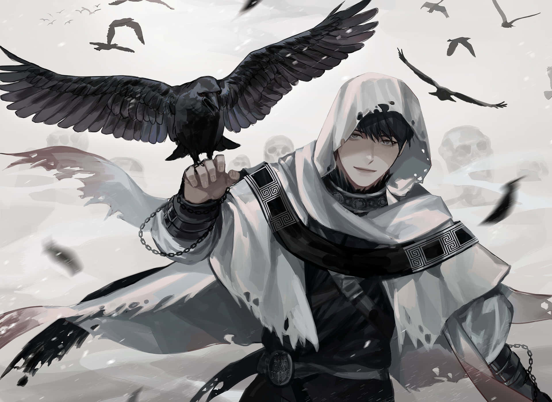 Omniscient Bird Man Background