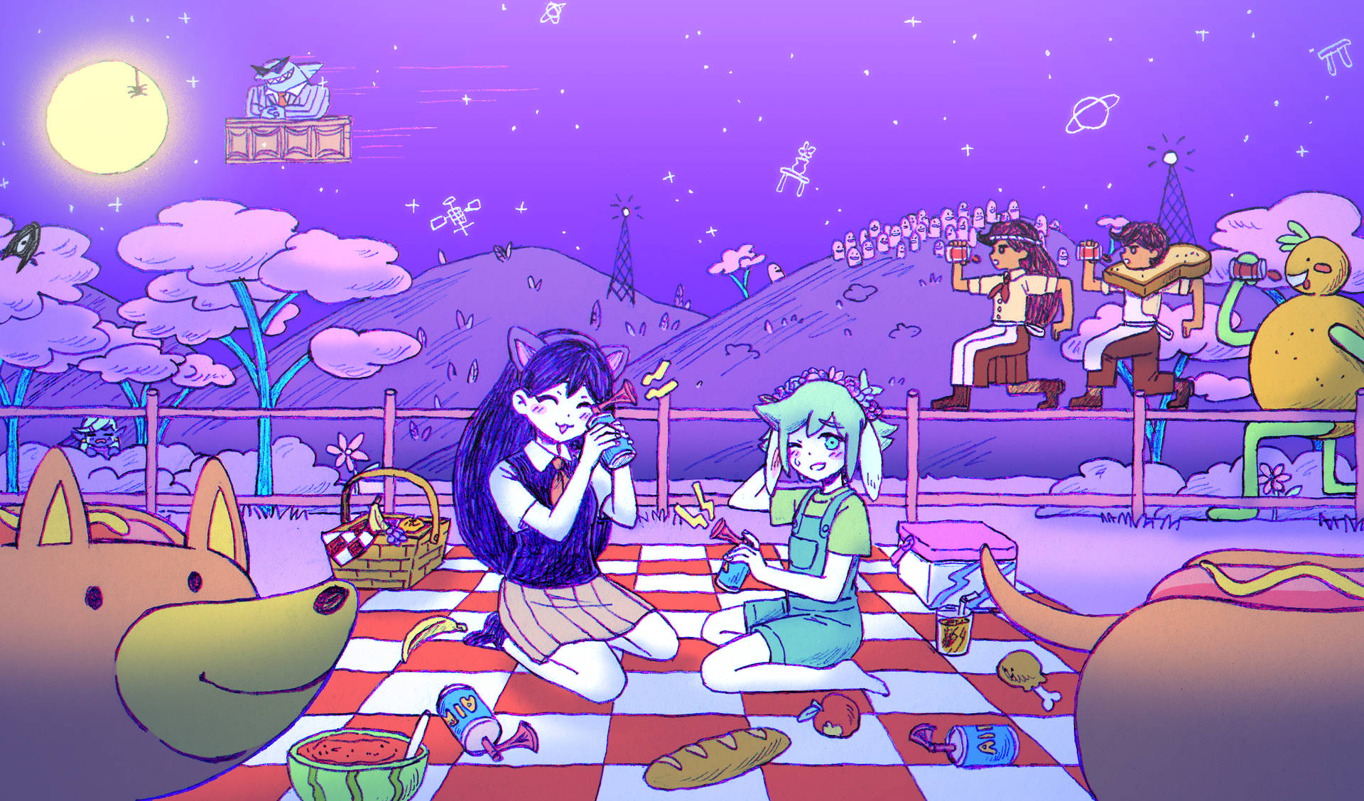 Omori Basil And Mari Date