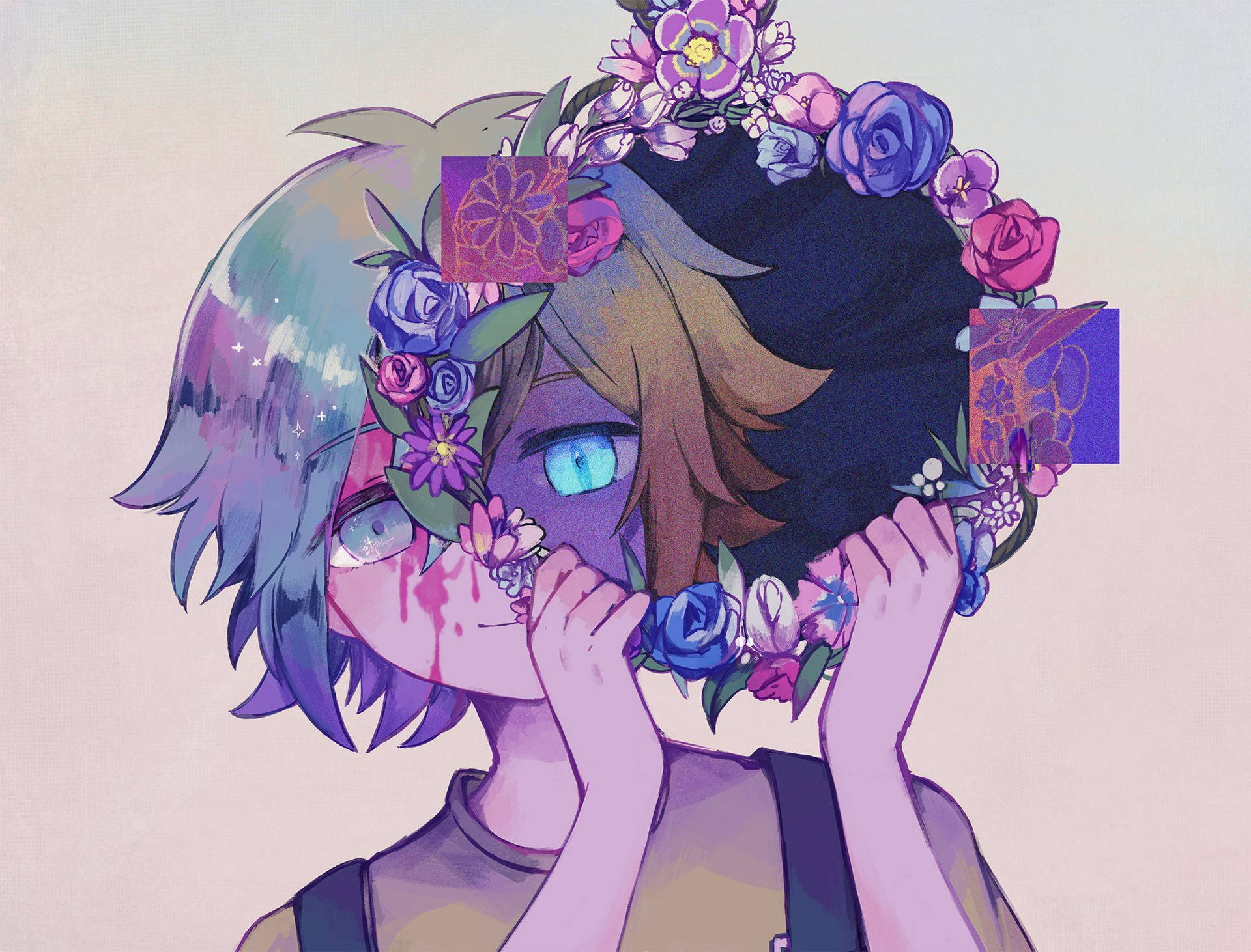 Omori Basil Floral Crown Background