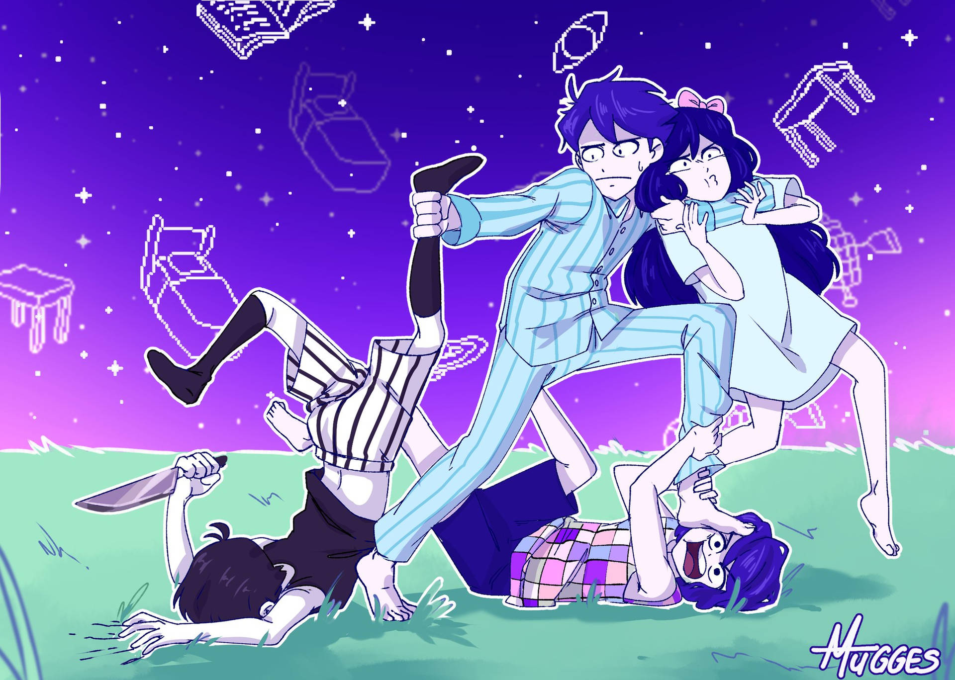 Omori Chaotic Friends Background
