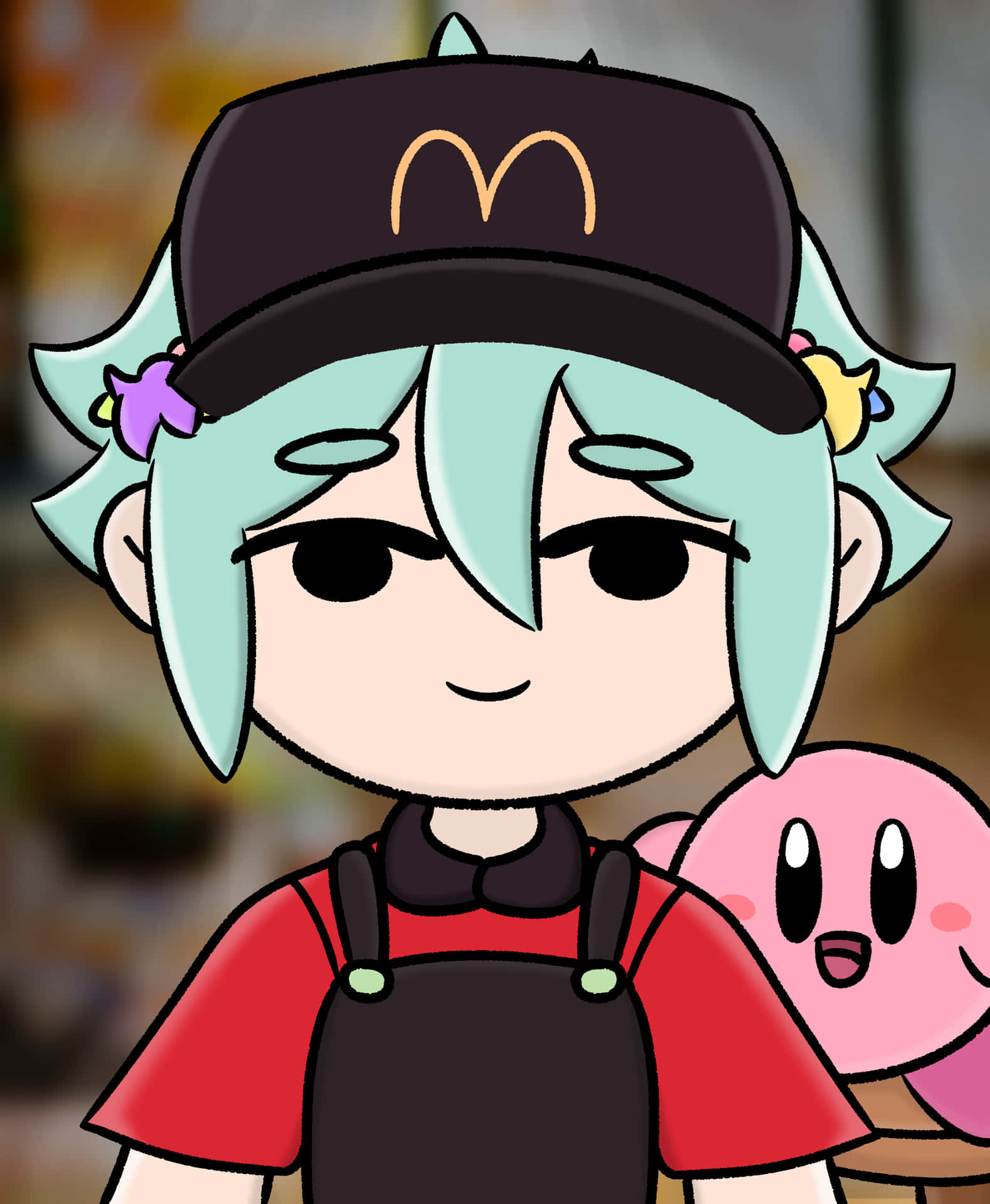 Omori Pfp Basil With Kirby