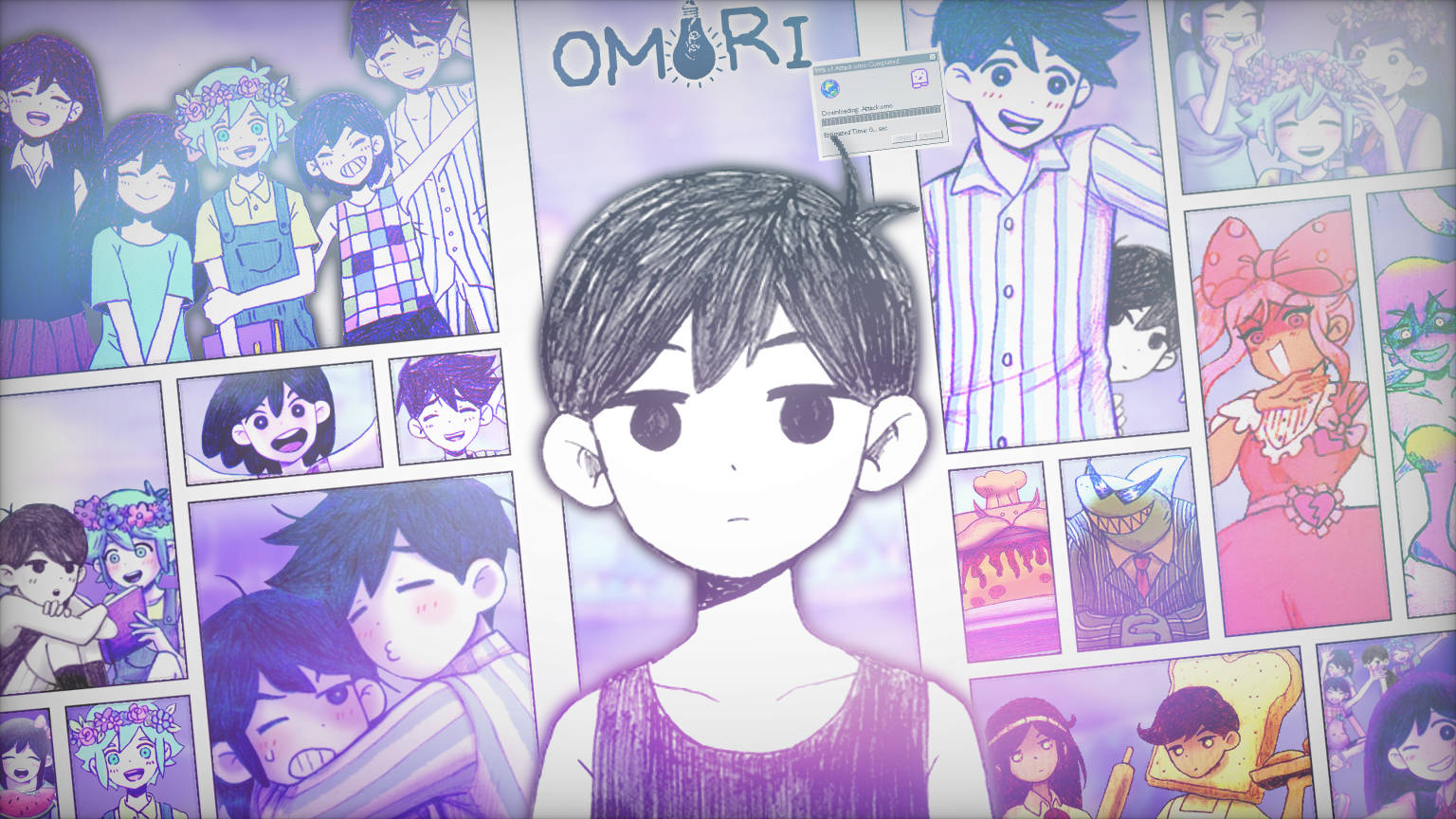 Omori Photo Album Background