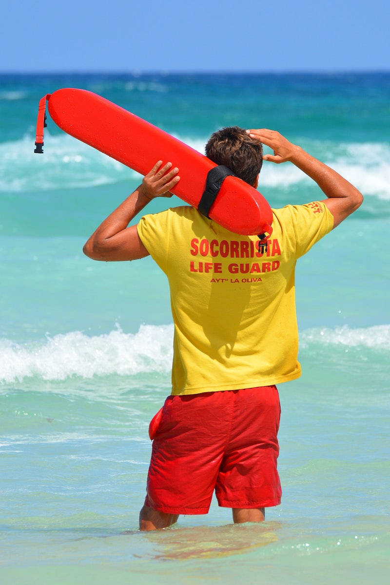 On Duty Lifeguard At The Beach