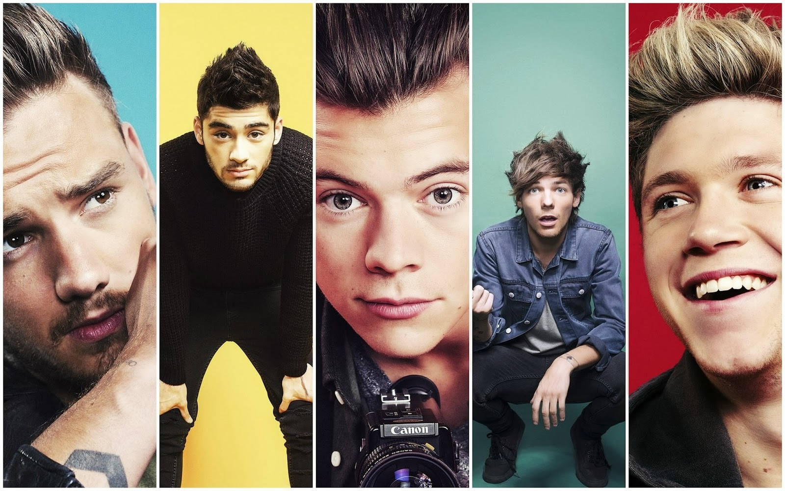 One Direction Aesthetic Colors Background