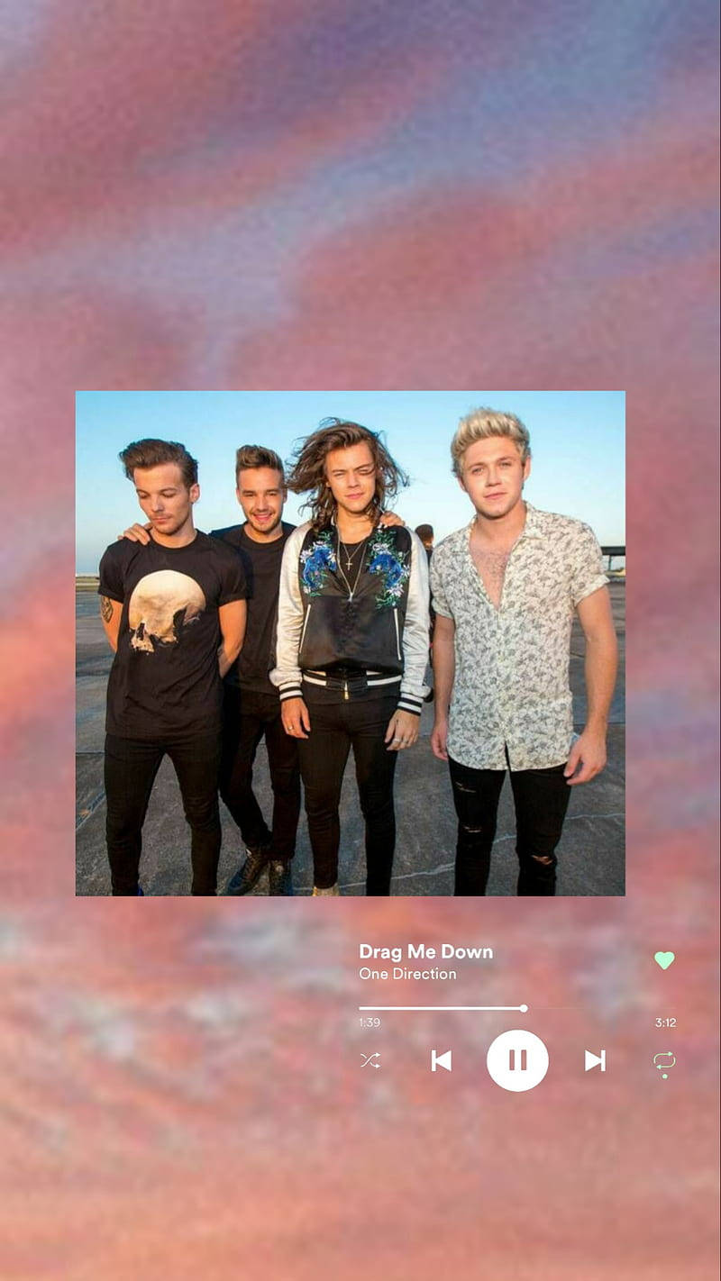 One Direction Aesthetic Music Player