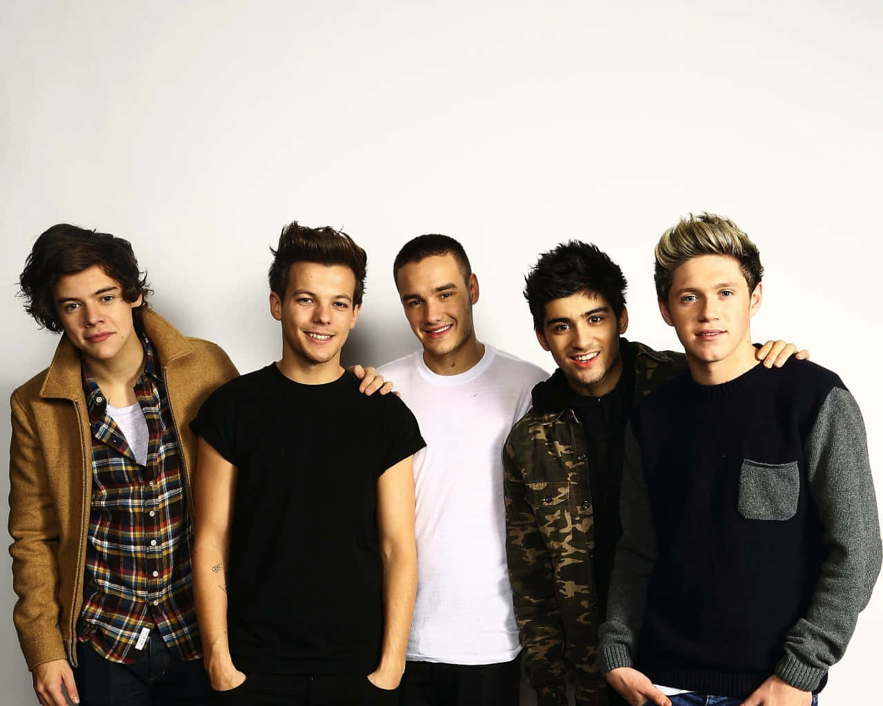 One Direction White Background Laptop Background