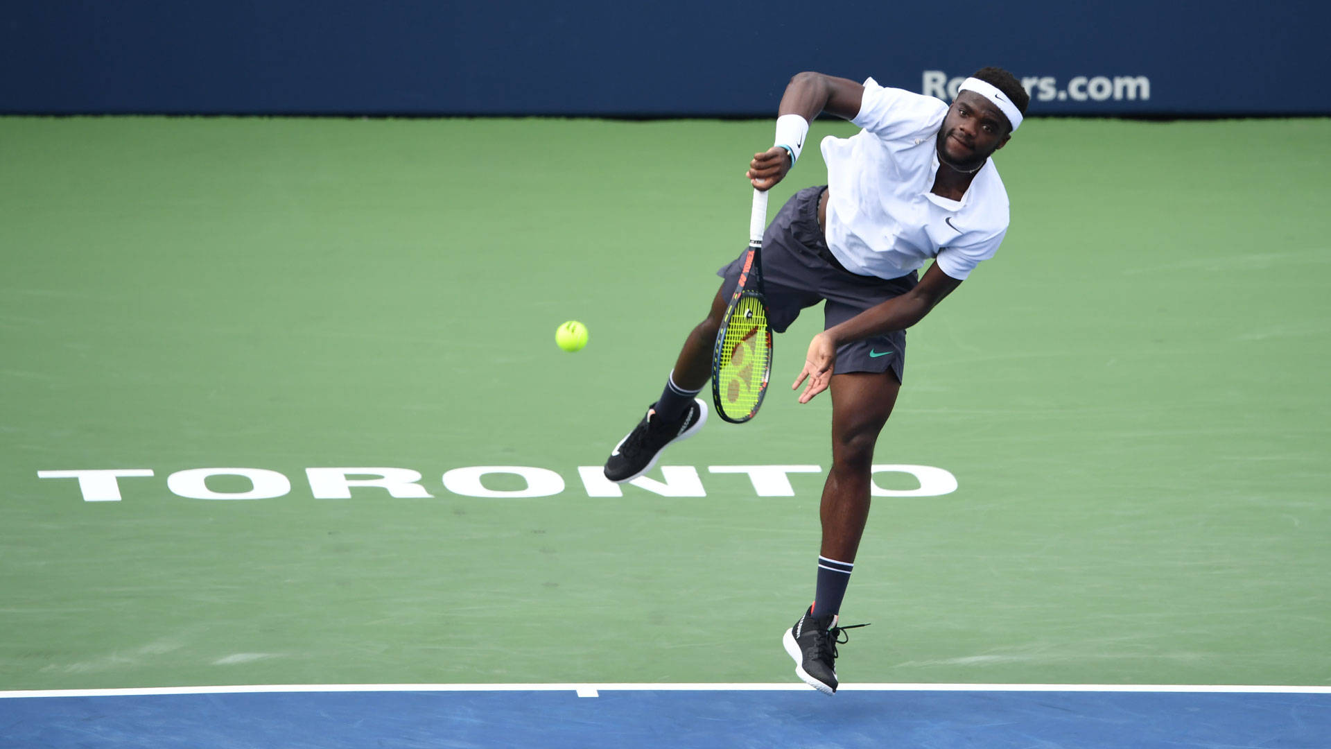 One-handed Forehand Frances Tiafoe Background