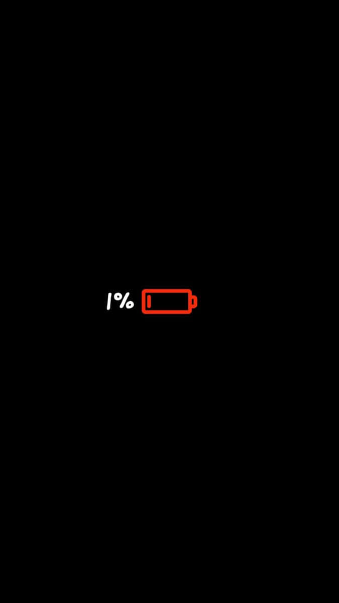 One Percent Red Battery Life