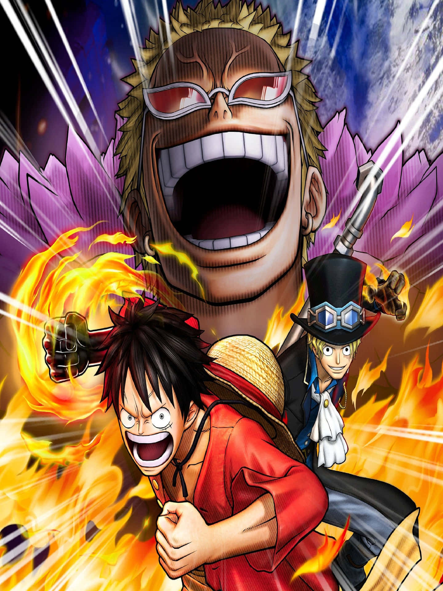 One Piece Anime Action Background