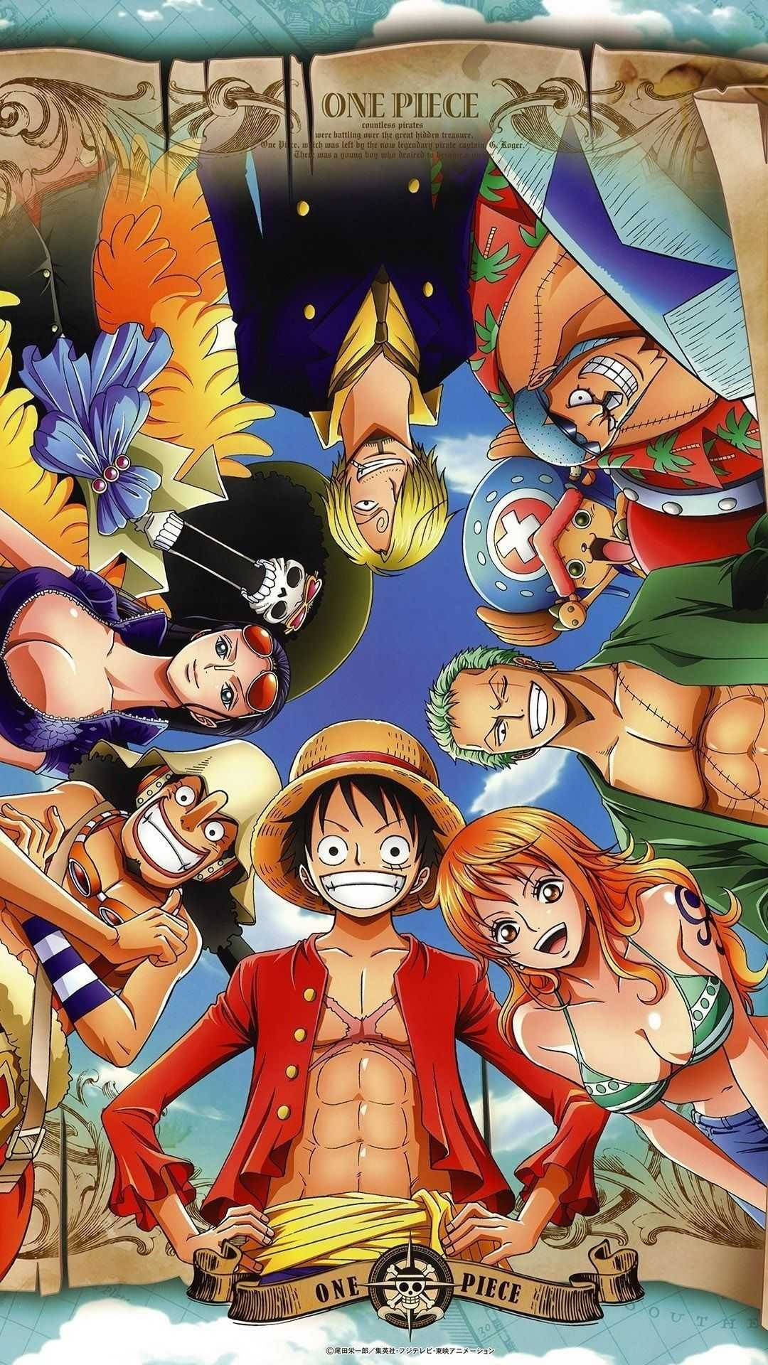 One Piece Characters Iphone Background
