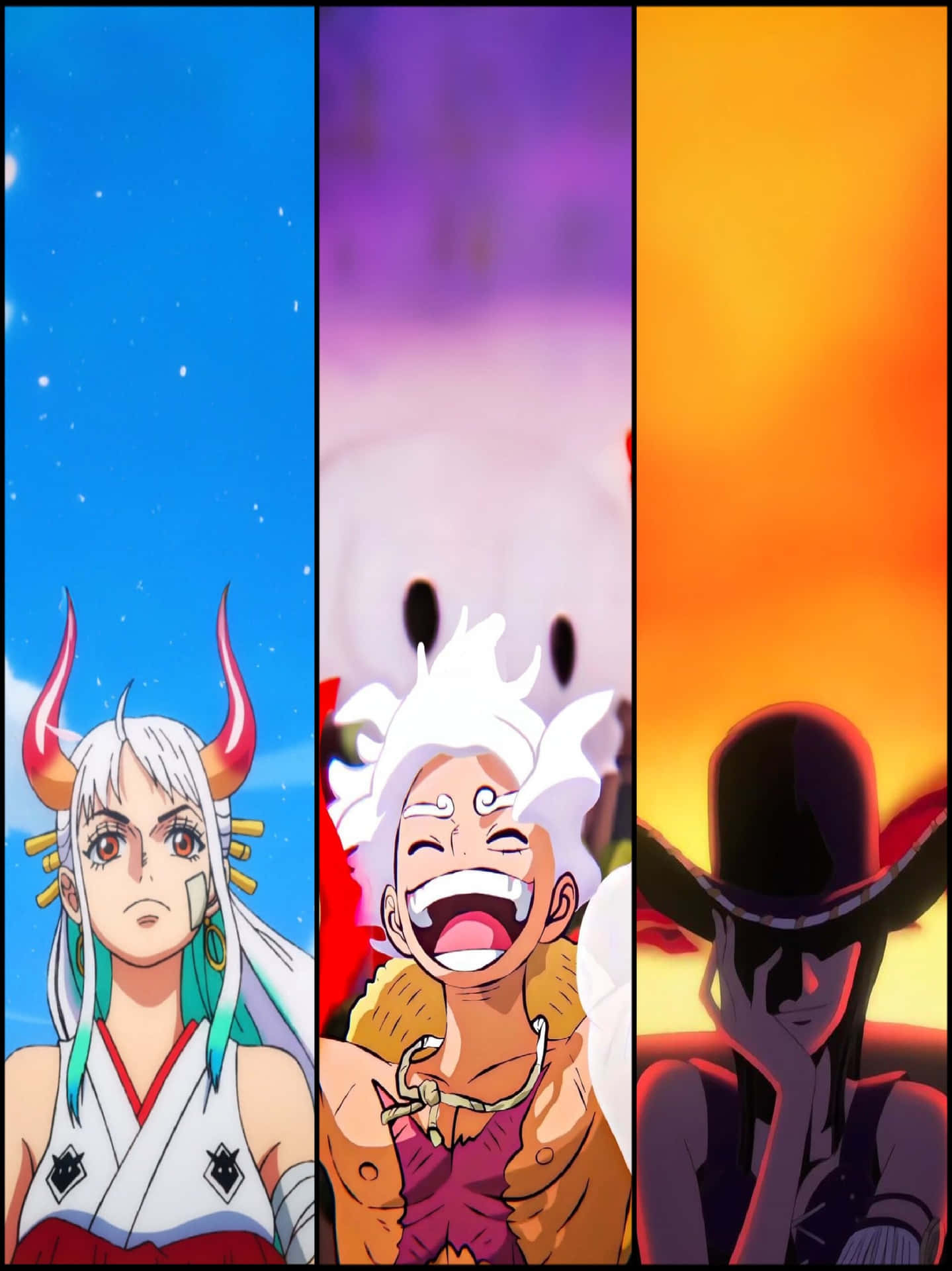 One Piece Characters Triptych