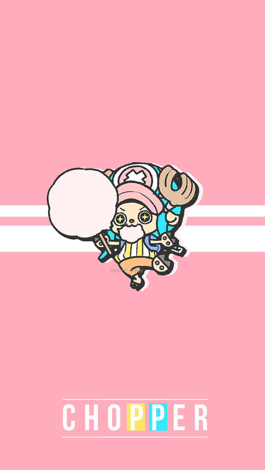 One Piece Chopper Cotton Candy Iphone Background