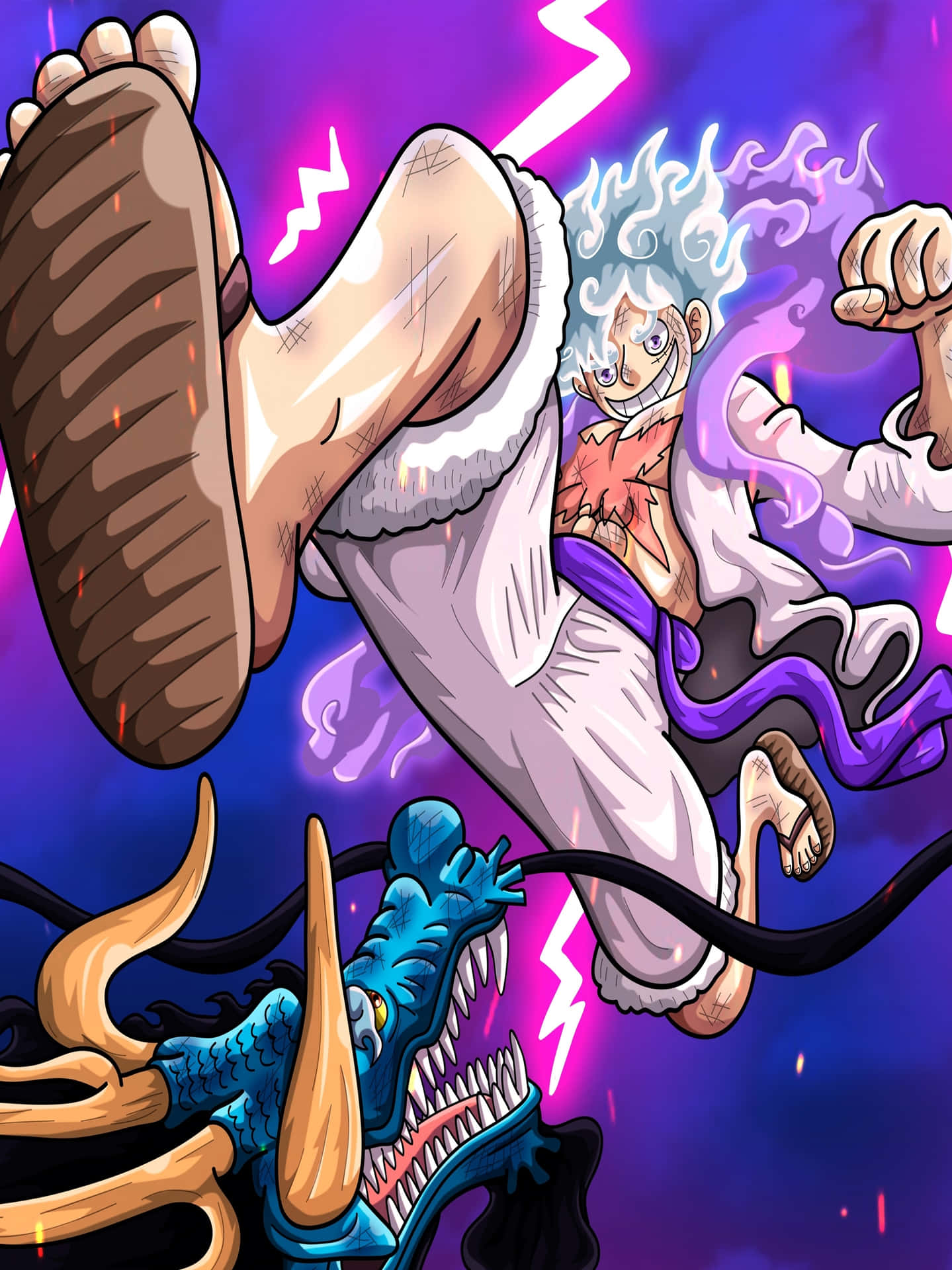 One Piece Epic Battle Artwork Background