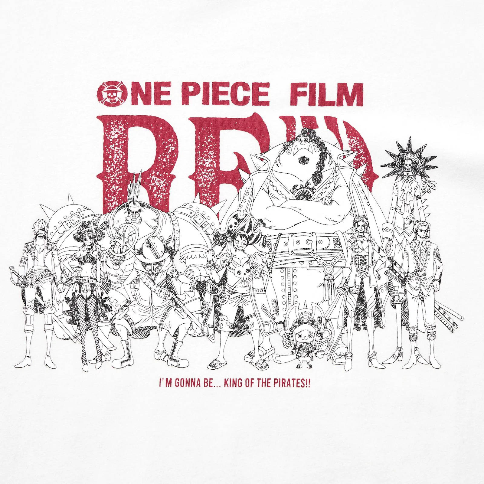 One Piece Film Red Character Designs Background