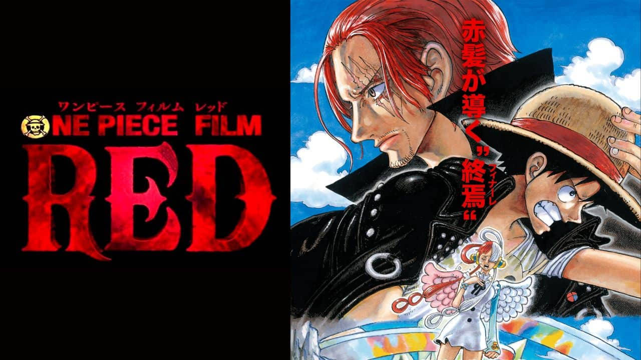 One Piece Film Red Logo And Poster Background