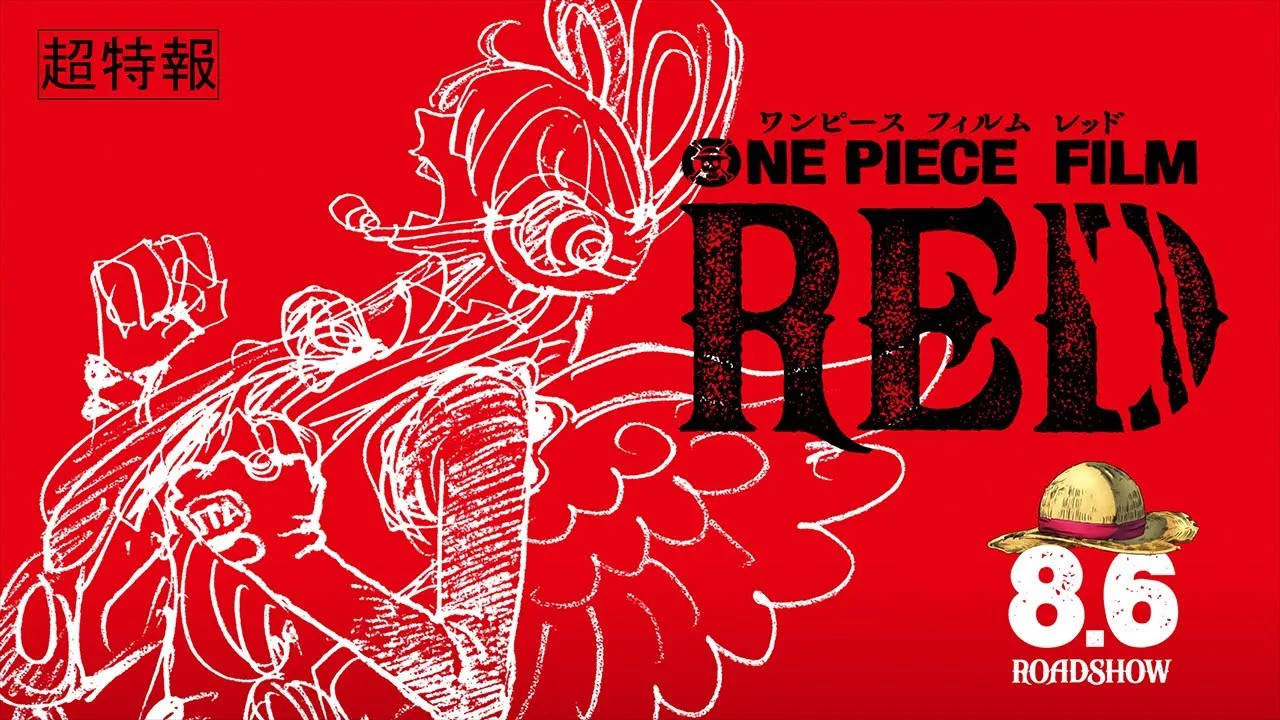 One Piece Film Red Uta Sketch Background