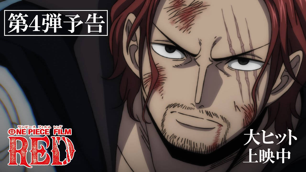 One Piece Film Red Wounded Shanks Background