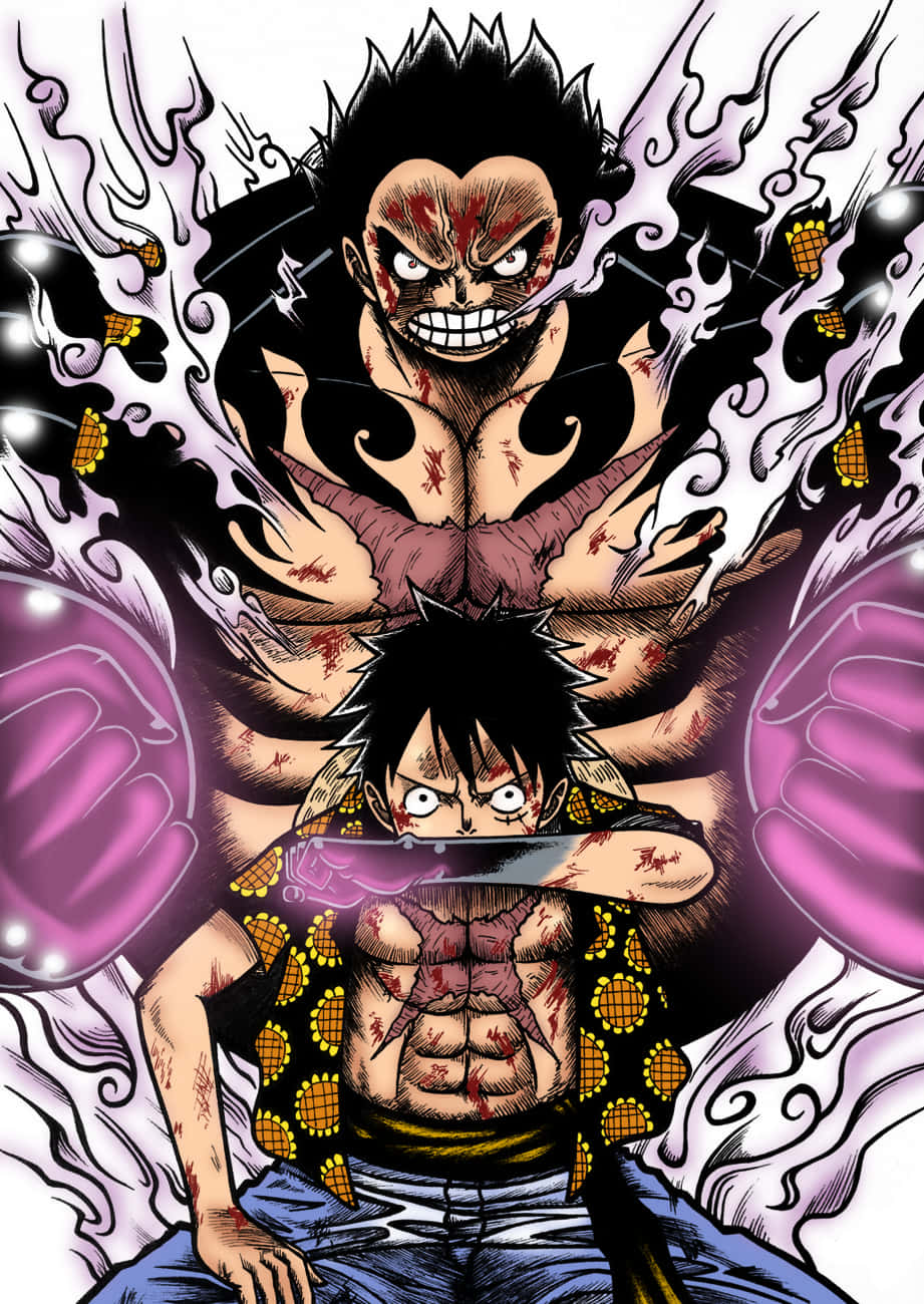 One Piece Gear 4 Luffy Phone Background