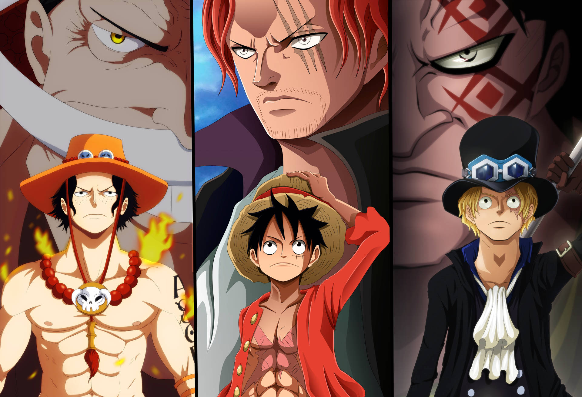 One Piece Hero Shanks Background