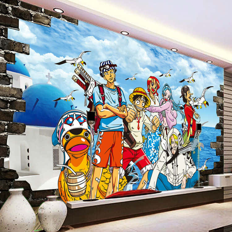 One Piece Japan Anime Bedroom Wall