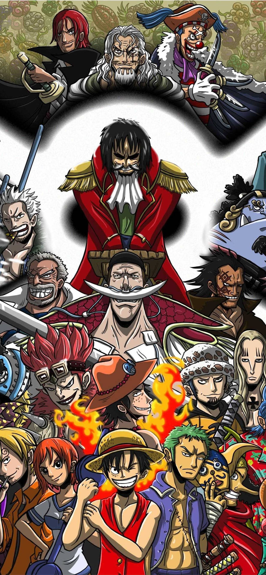 One Piece Key Art Iphone Background
