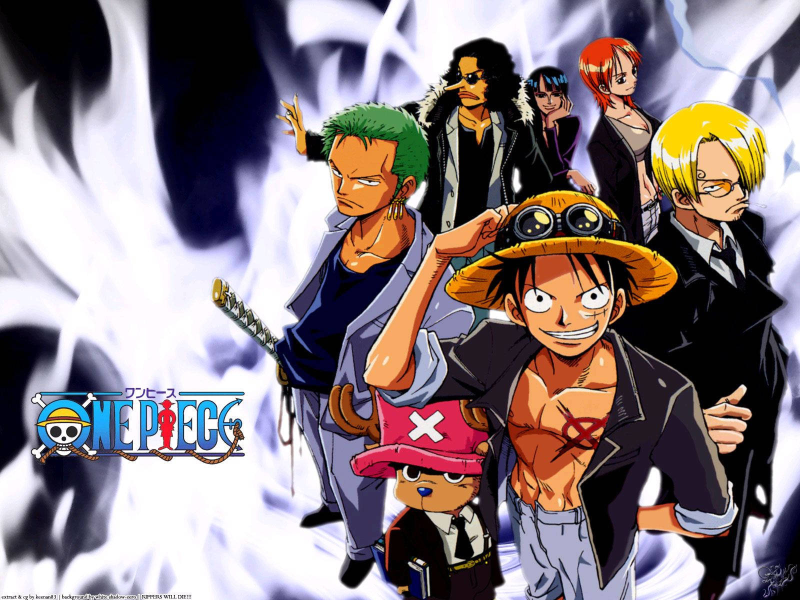 One Piece Live Logo Posing Cast