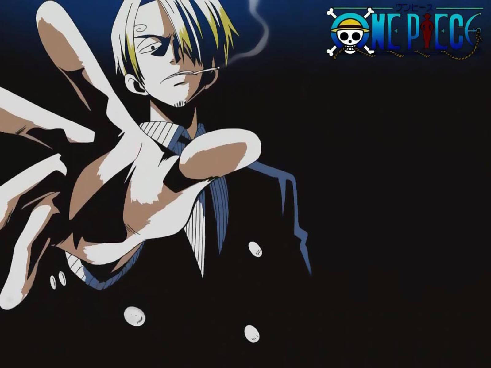One Piece Live Sanji Smoking Background