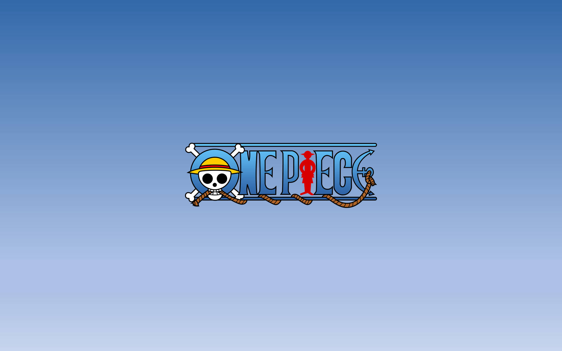 One Piece Logo Gradient Background