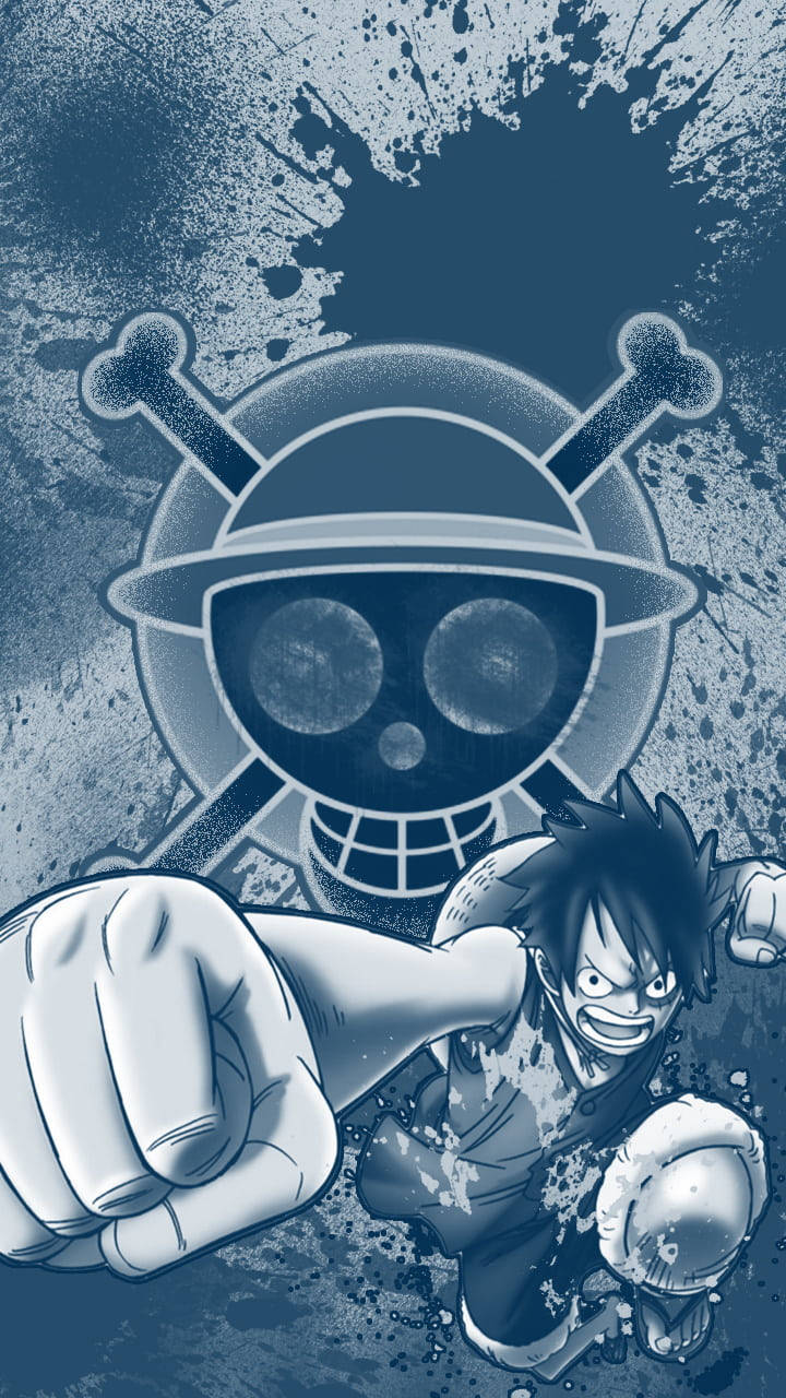 One Piece Logo Punch Background