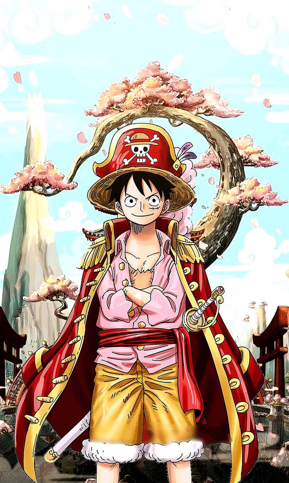 One Piece Luffy Aesthetic Iphone Background