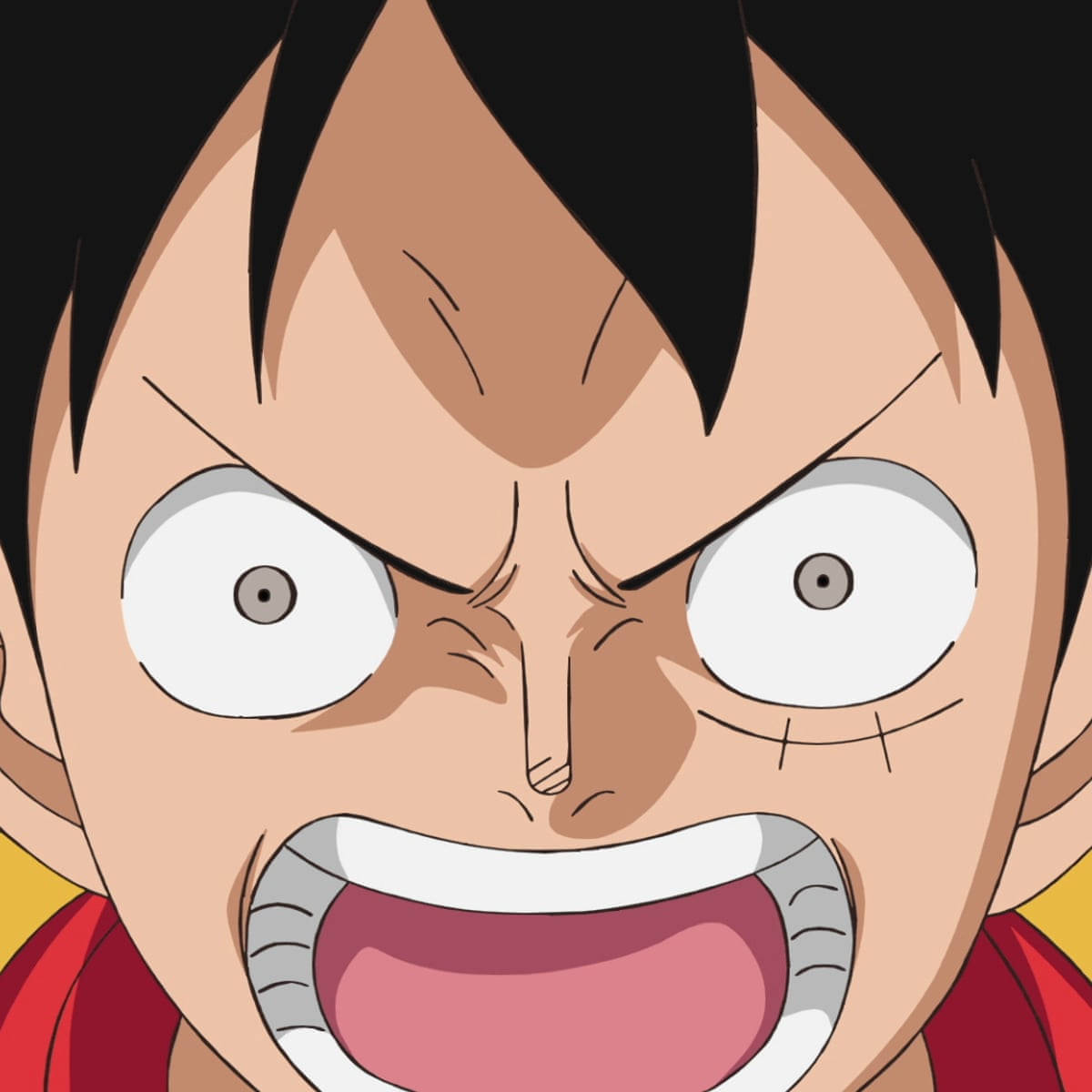 One Piece Luffy Close-up Background