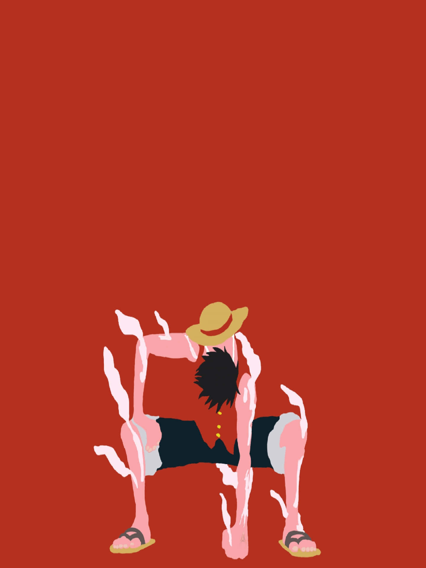 One Piece Luffy Gear Second Illustration Background