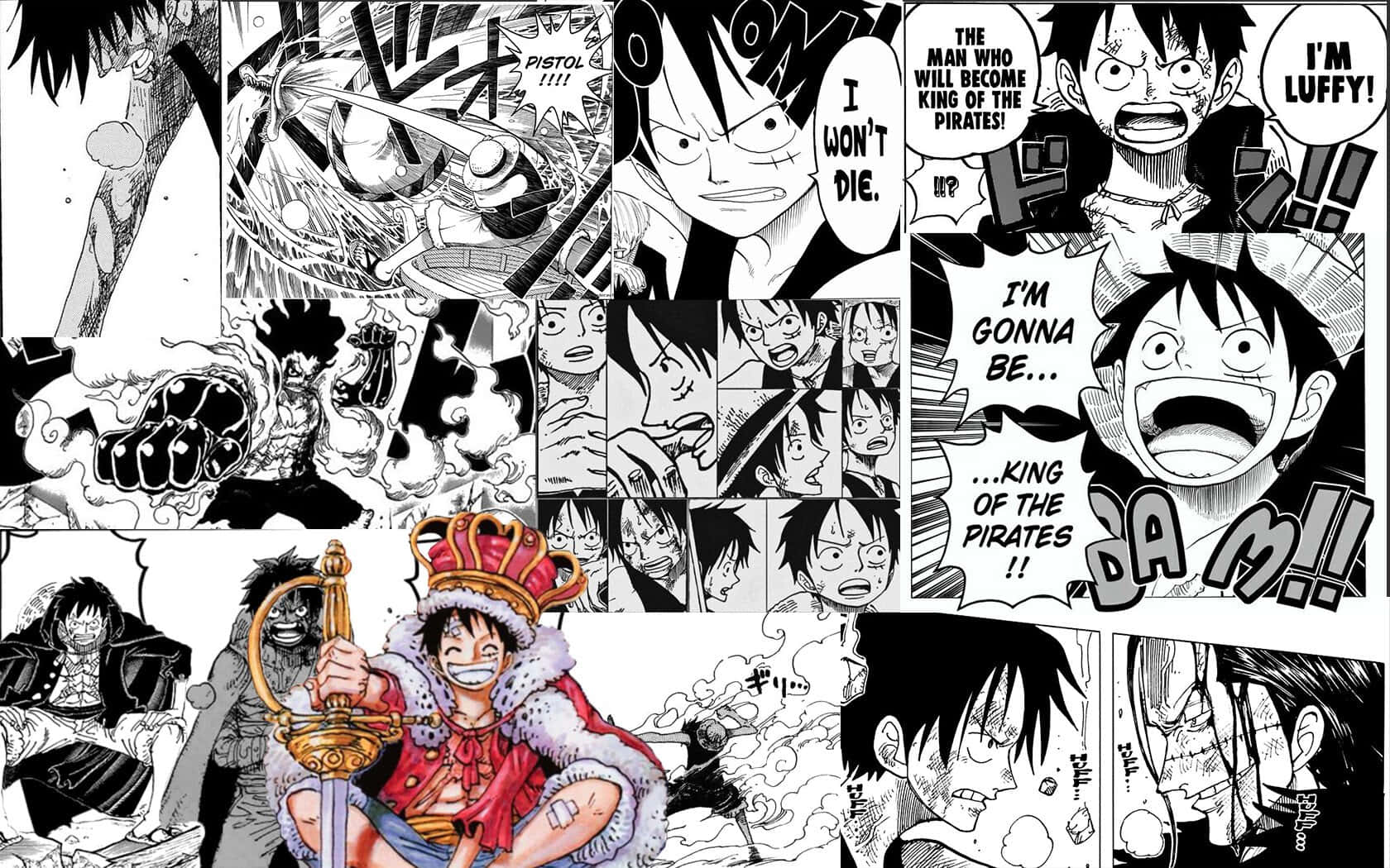 One Piece Manga Adventure Of Straw Hat Pirates Background