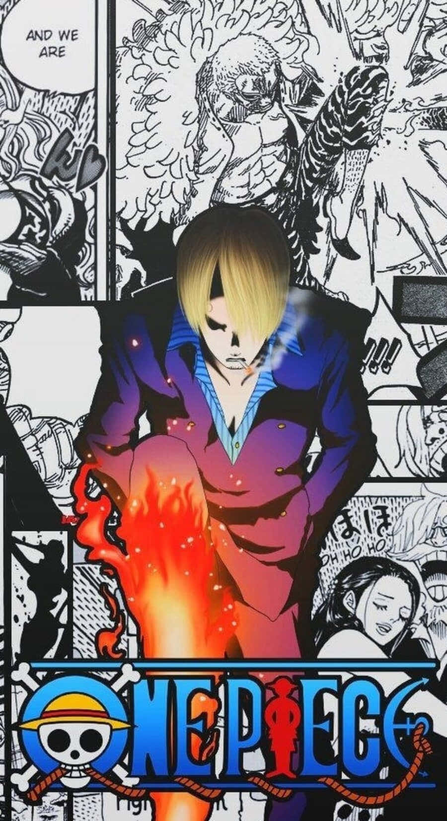 One Piece Manga Crew Adventure Background