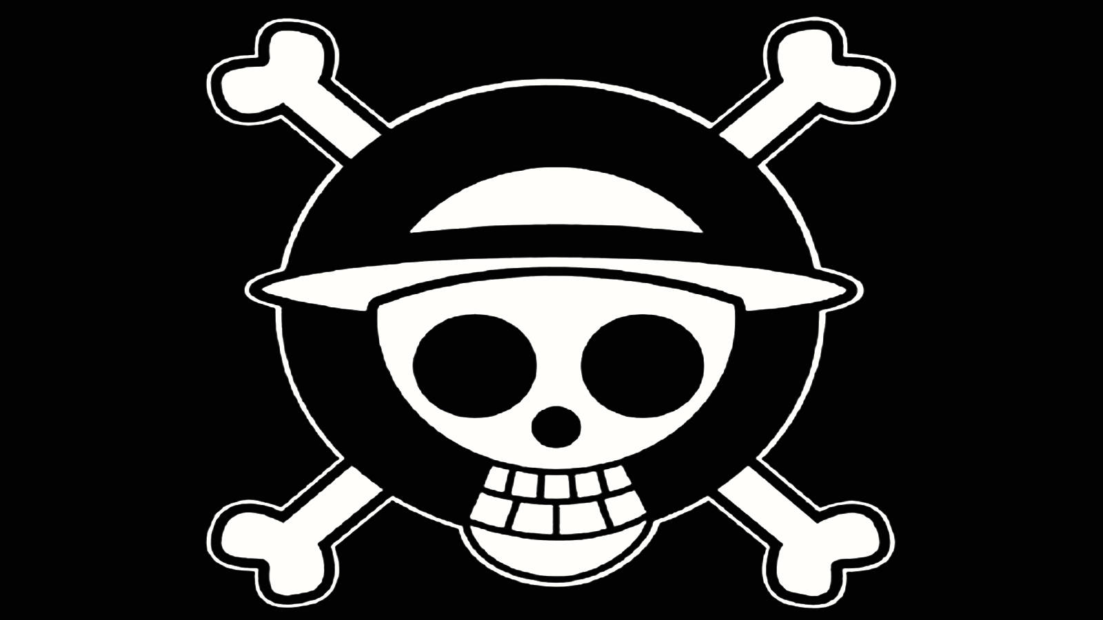 One Piece Pfp Logo Skull Background