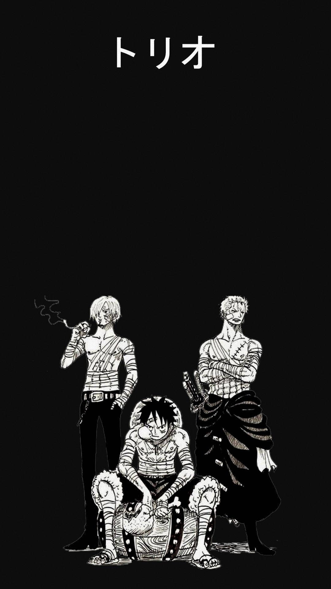 One Piece Phone Luffy Sanji Zoro Manga