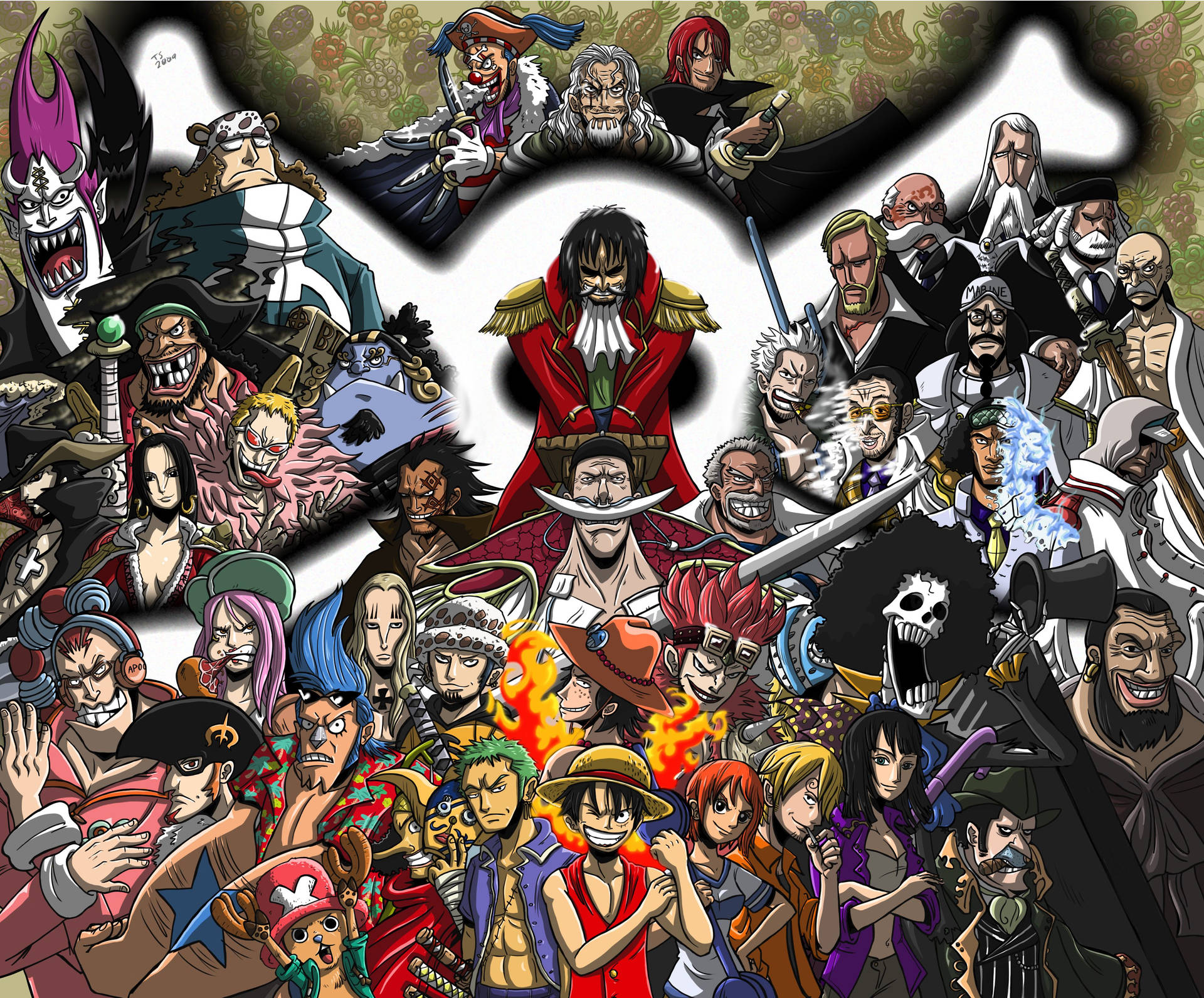 One Piece Pirates Characters Background
