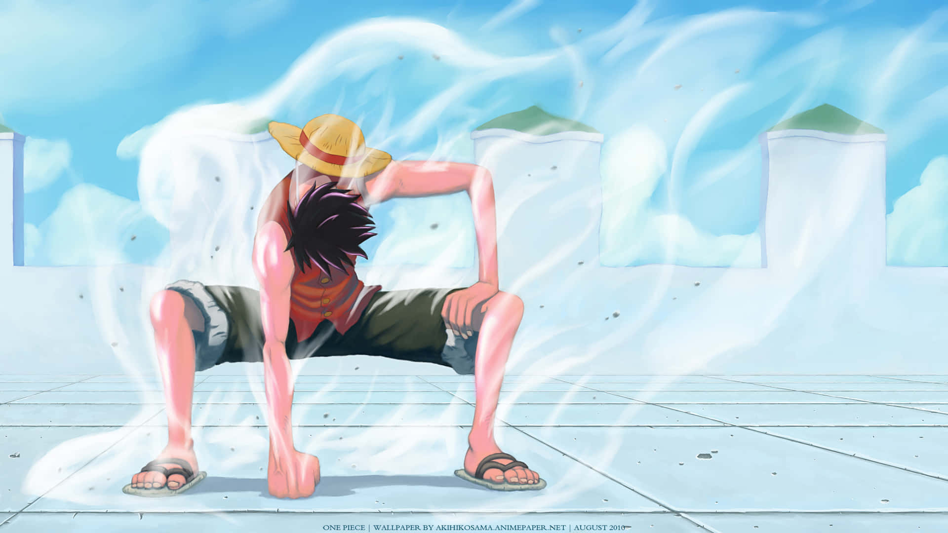 One Piece Punching Floor 5k Background