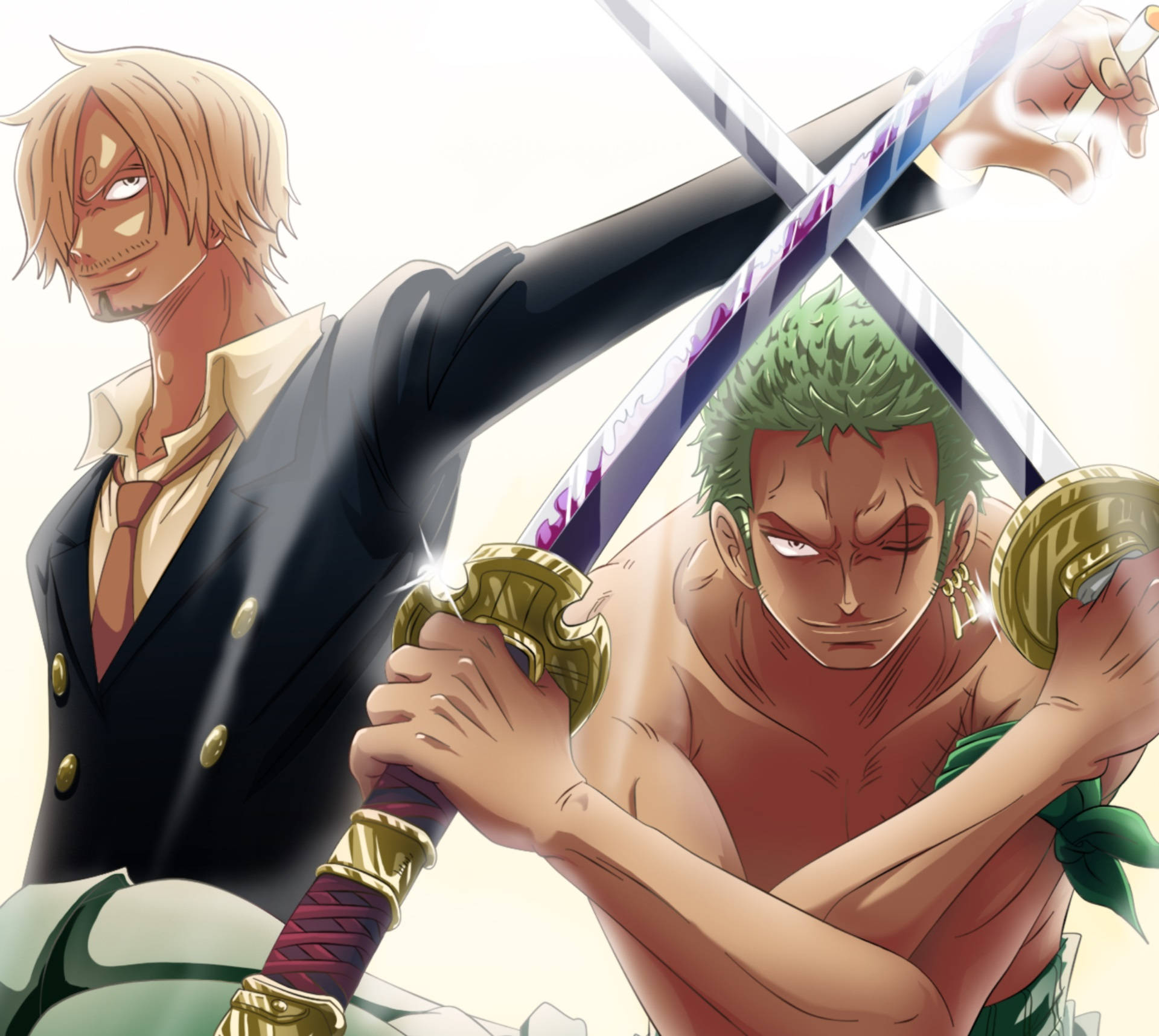 One Piece Sanji And Zoro Hd Background