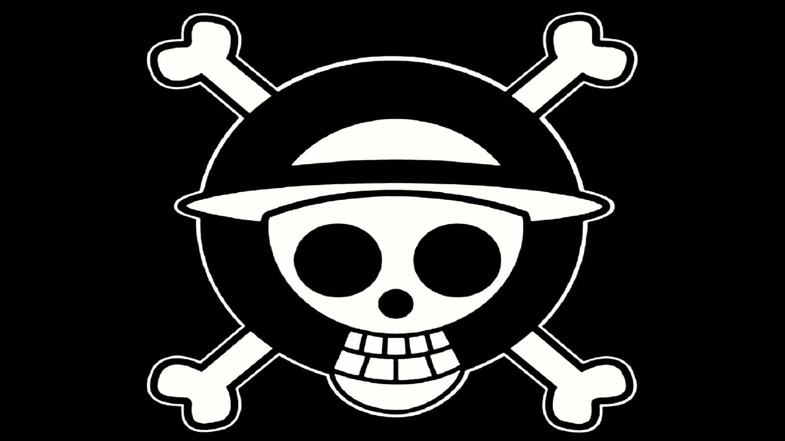 One Piece Skull And Crossbones Logo Background