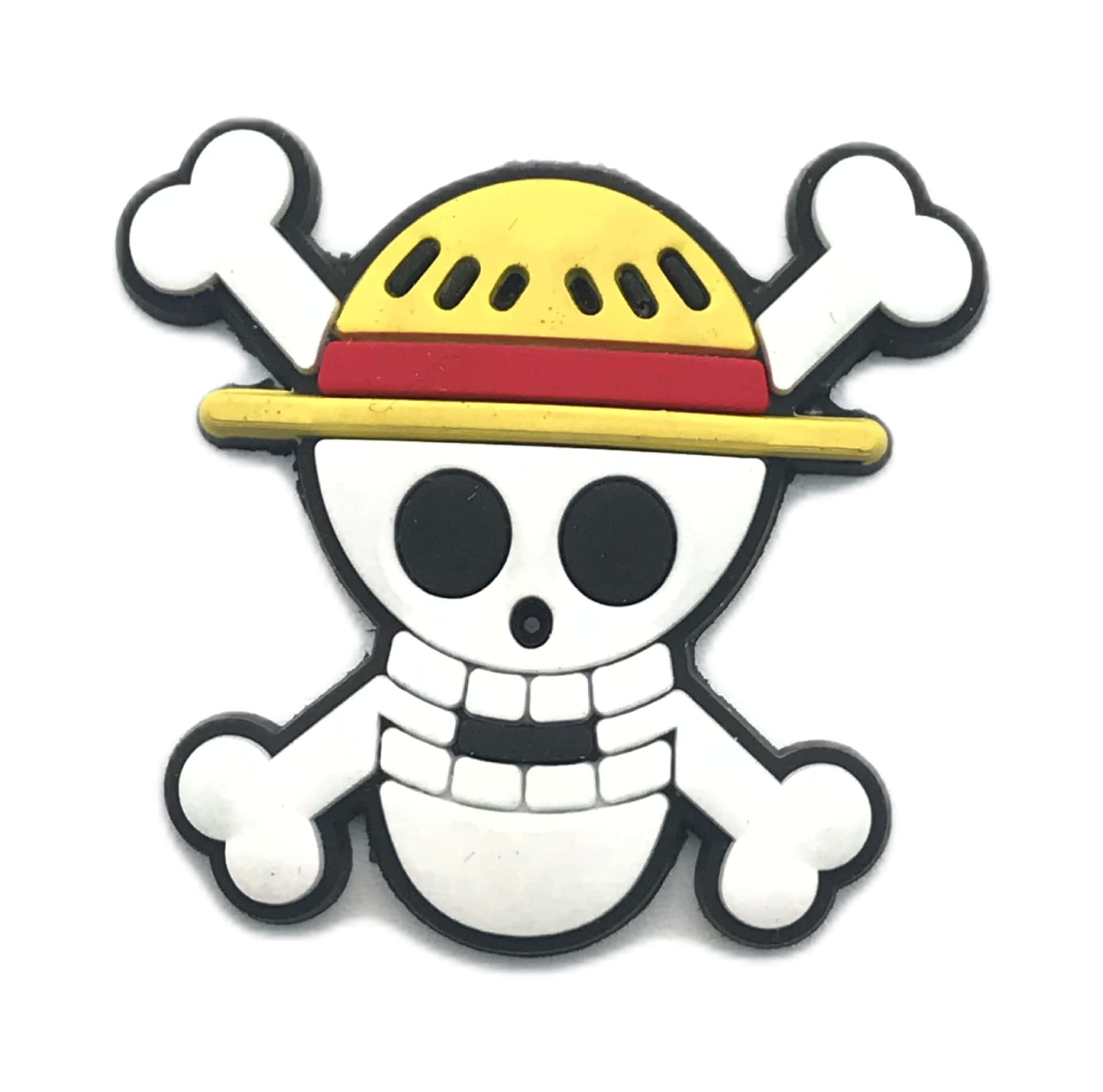 One Piece Skull Shaped Hat Pin Background