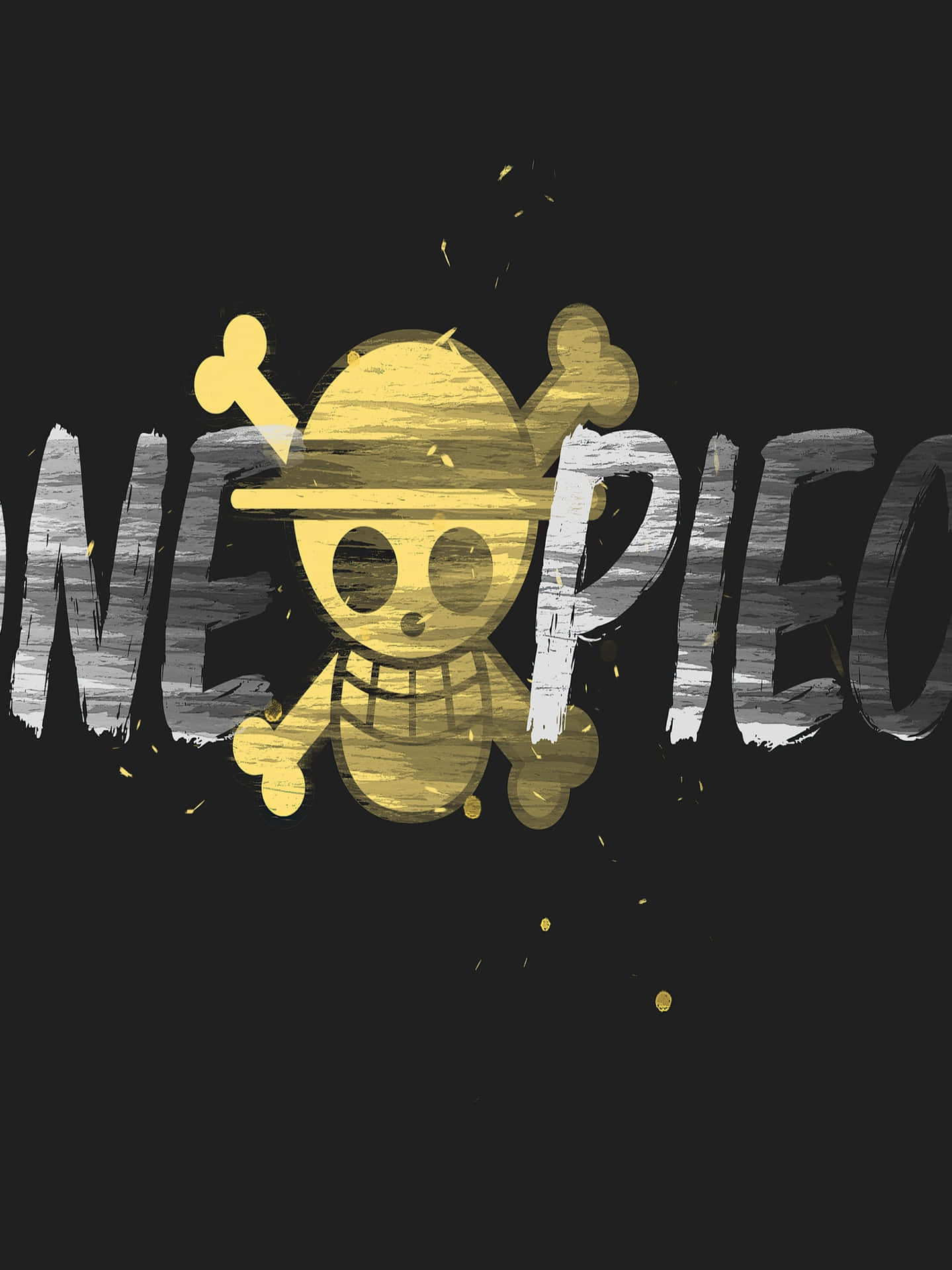 One Piece Straw Hat Jolly Roger Background