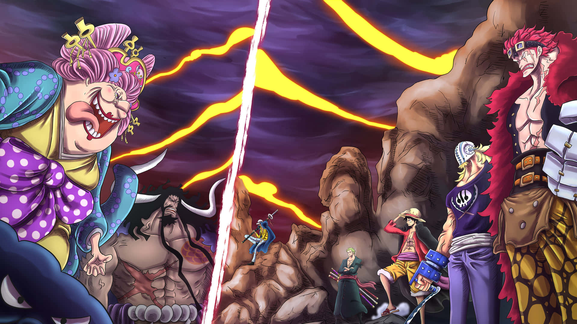 One Piece Under Stormy Sky 5k Background