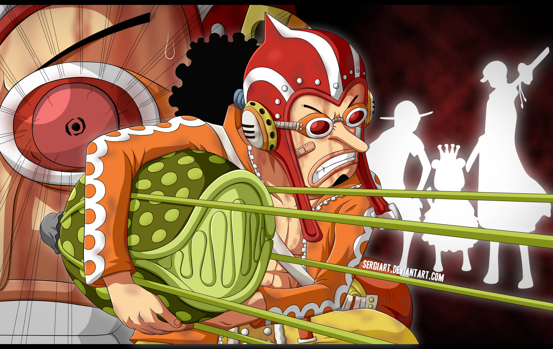 One Piece Usopp Haki Background