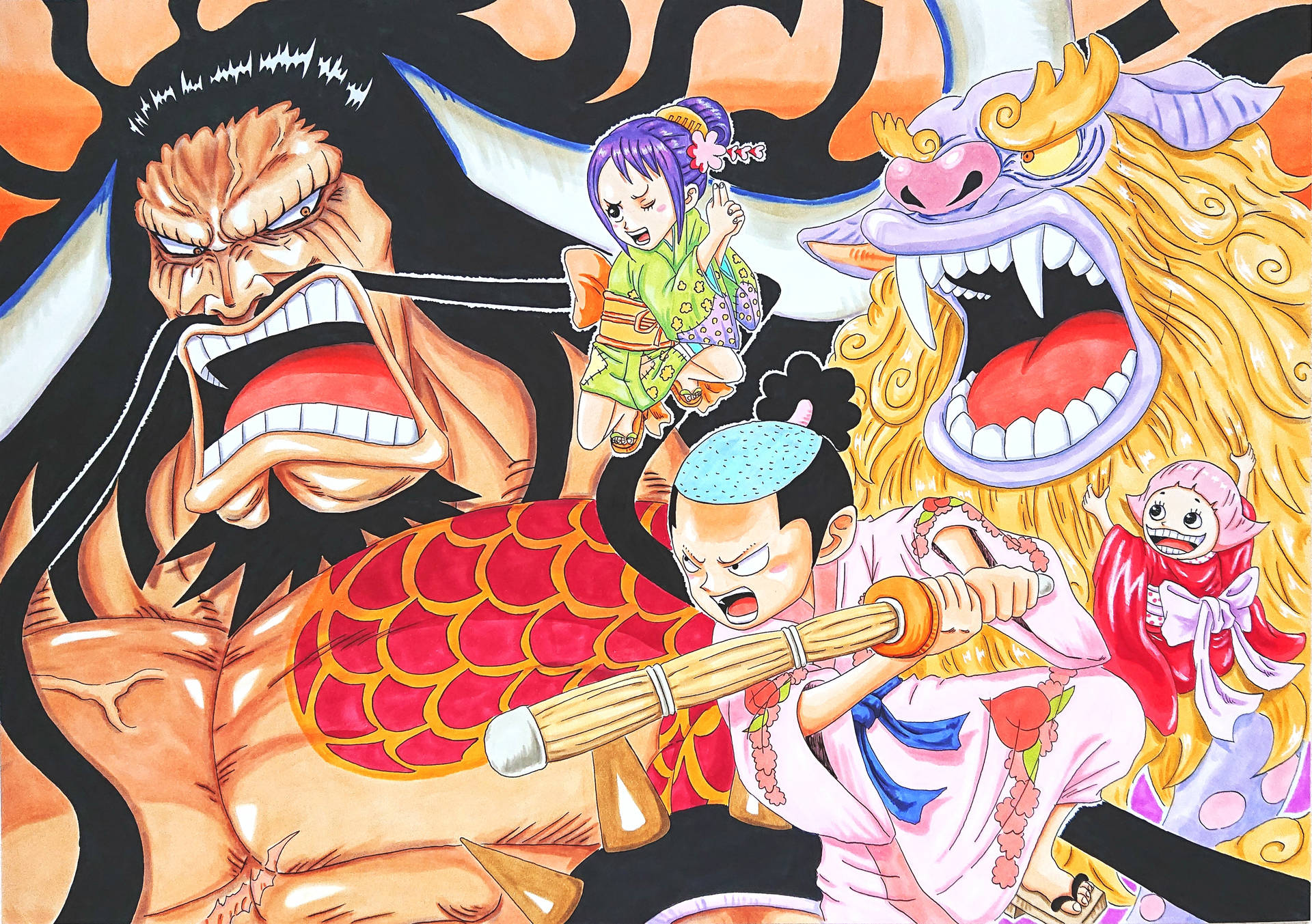 One Piece Wano 4k Kingdom Residents